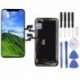 iPhone X  (Black) LCD Screen and Digitizer Full Assembly  (OLED Material)