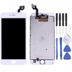 iPhone 6s Plus (White) LCD Screen and Digitizer Full Assembly with Frame